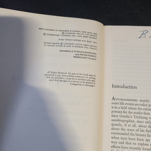 Kundalini The evolutionary energy in man Gopi Krishna vintage 1971 - Picture 5 of 5